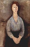 Amedeo Modigliani Sitzende Frau mit blauer Bluse Germany oil painting artist